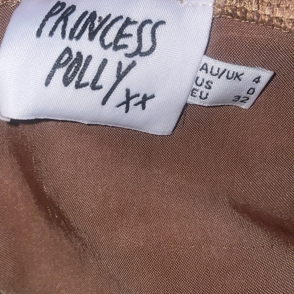 NWOT Princess Polly Raeleen Top Brown - Picture 3 of 10